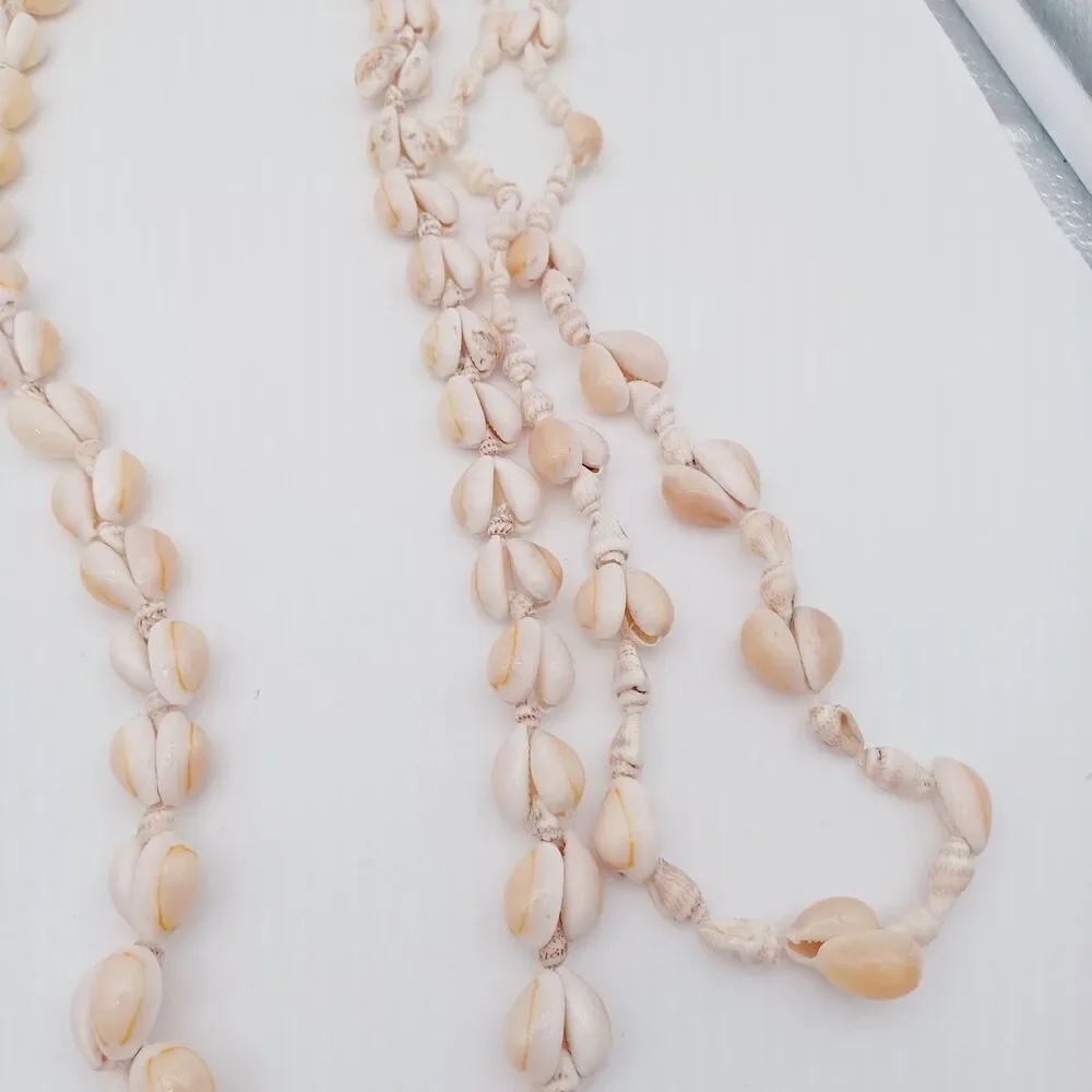 Shell Necklaces Beach Wedding Jewelry Lot of 9 Bulk Mixed Shells Handmade